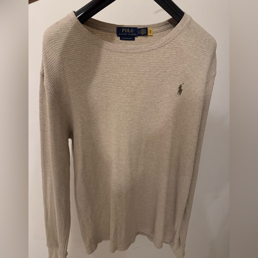 Ralph Lauren Tan Waffle Knit Top - Picture 4 of 4